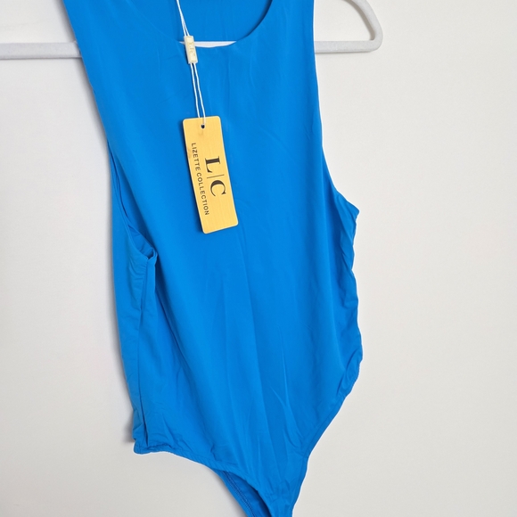 Lizette Collection Blue Sleeveless Top - Picture 3 of 7